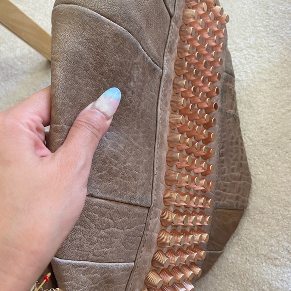 Alexander Wang Rocco studded bag tan w/ rose gold studs - Picture 3 of 8